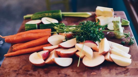 Fruits et légumes bruts pour une bonne immunité