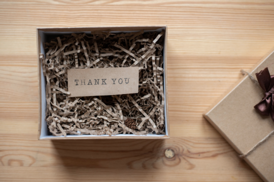 Une boite dans laquelle on met plein de belles choses