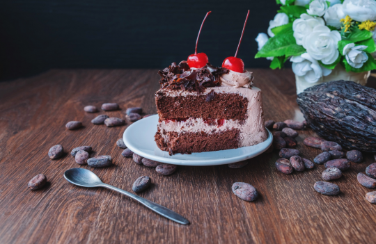 Un gâteau végétal chocolat noisettes pour le dessert !
