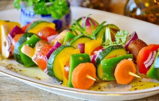 Grande quantité de fruits et de légumes chaque jour