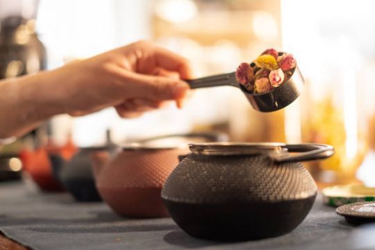 La préparation d'une tisane est déjà un moment de bienêtre