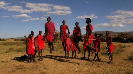 Danse d'une tribu Maasai 