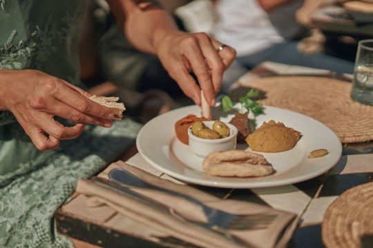 Un menu végétal à se partager